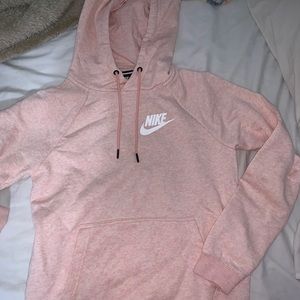 Pink Nike hoodie